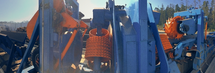 Automatización de Descortezador Söderhamns